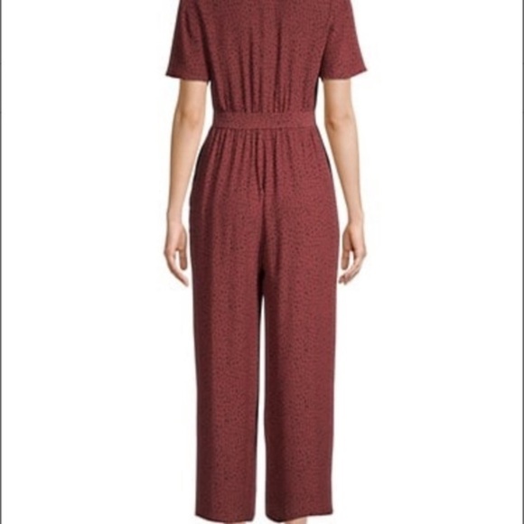 Rails Jet Animal Printed V-Neck Jumpsuit in Rust Size Small NWT - Picture 5 of 5